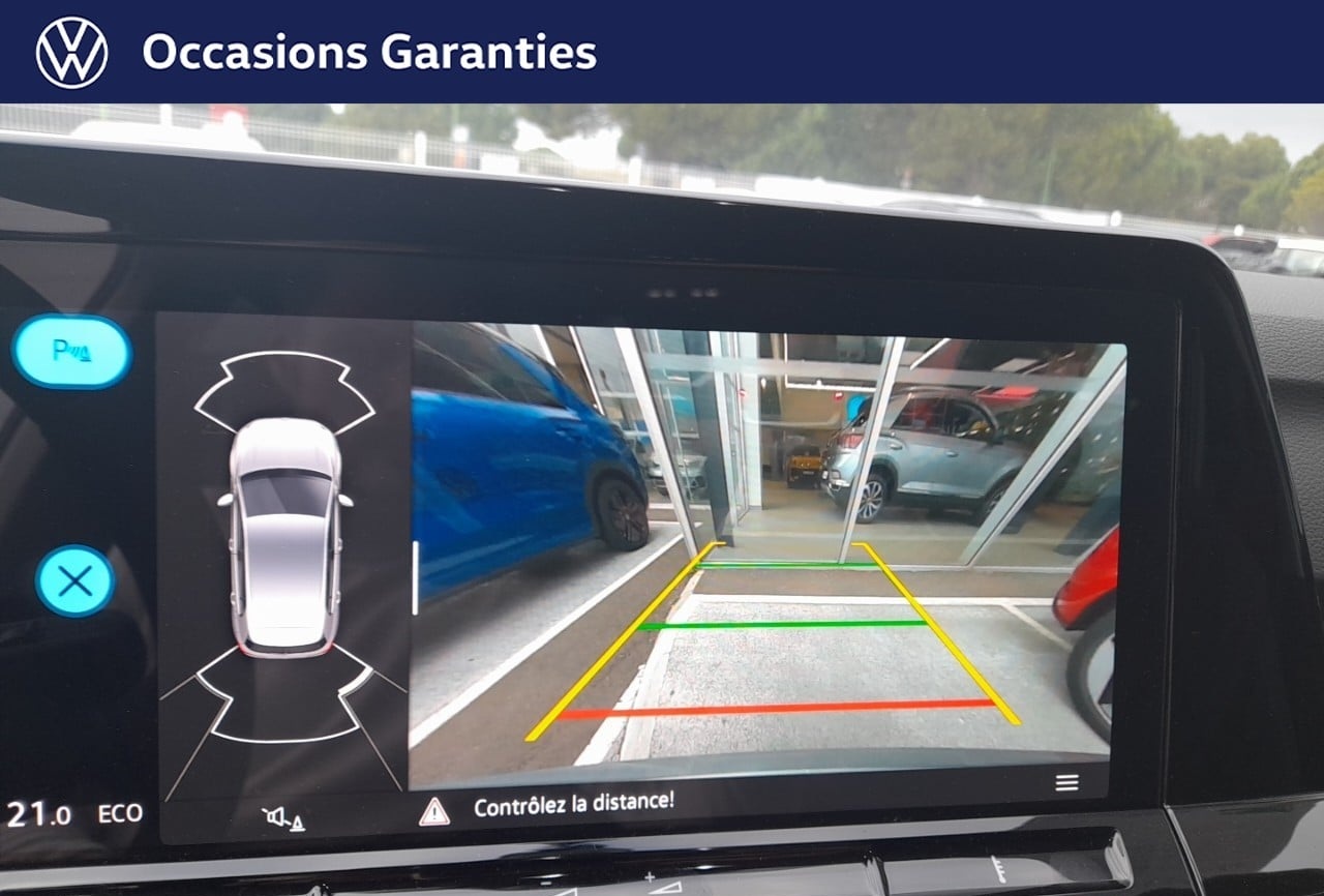 VOLKSWAGEN GOLF CONSOLE+CENTRALE+ +CAMERA+DE+RECUL