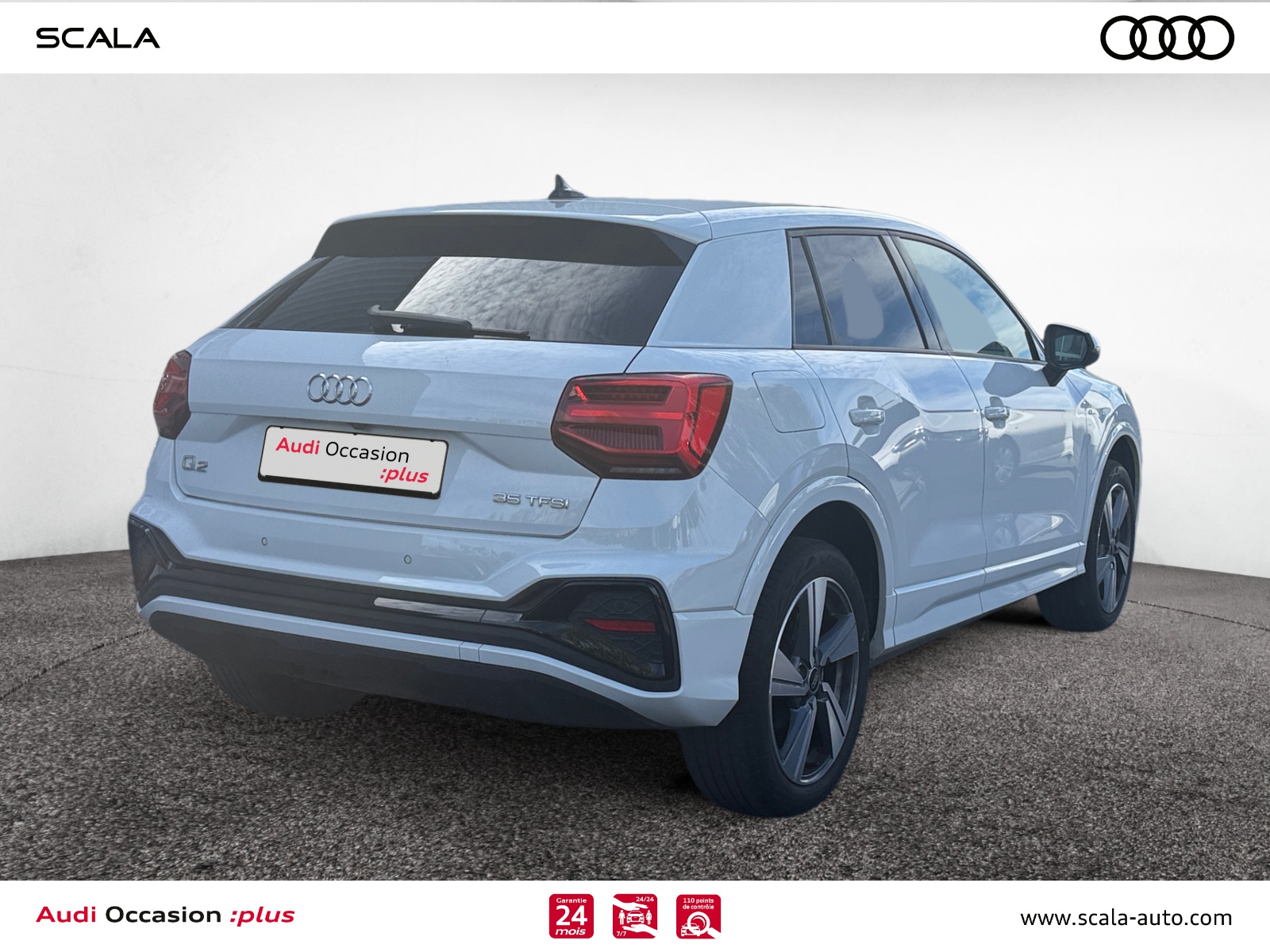 AUDI Q2 34+ARRIERE+DROIT