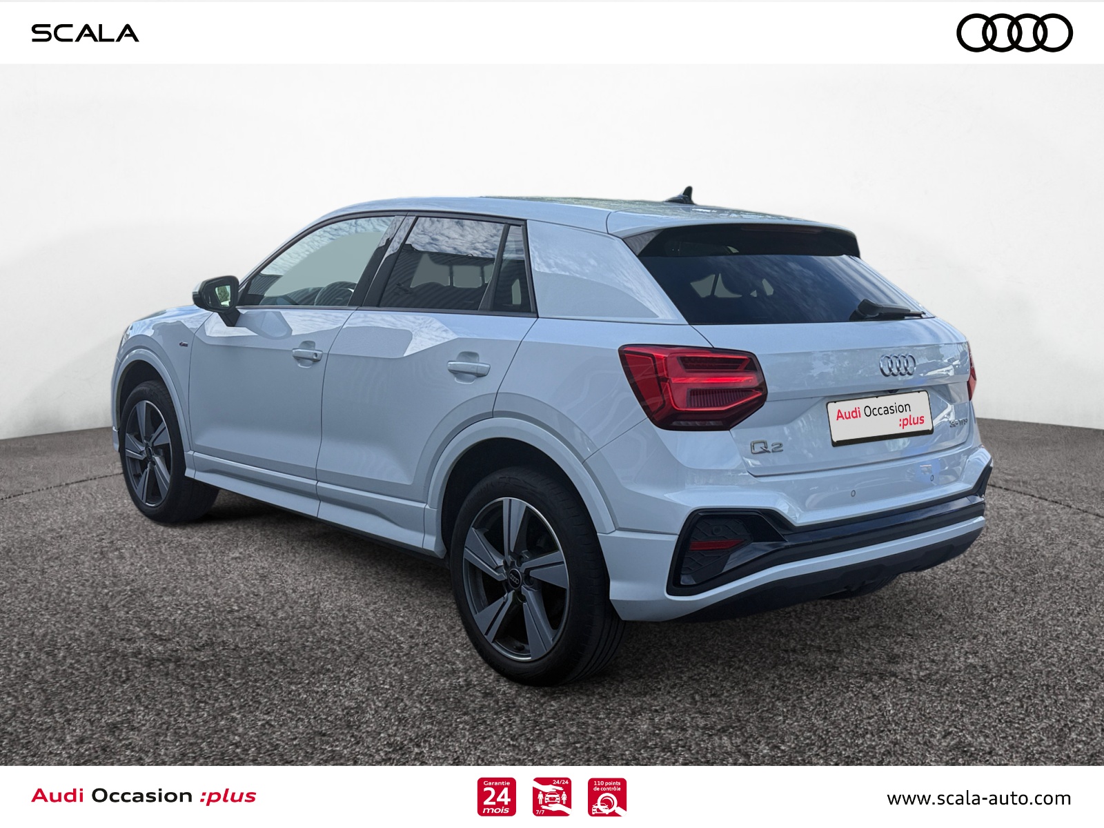 AUDI Q2 34+ARRIERE+GAUCHE