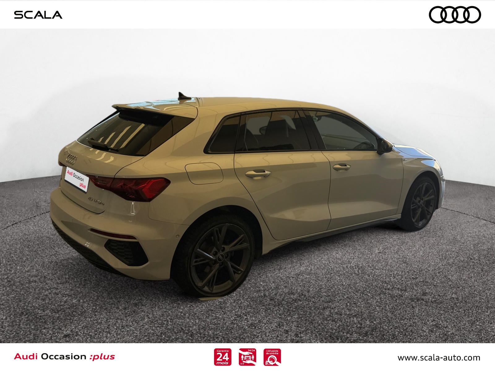 AUDI A3+SPORTBACK 34+ARRIERE+DROIT