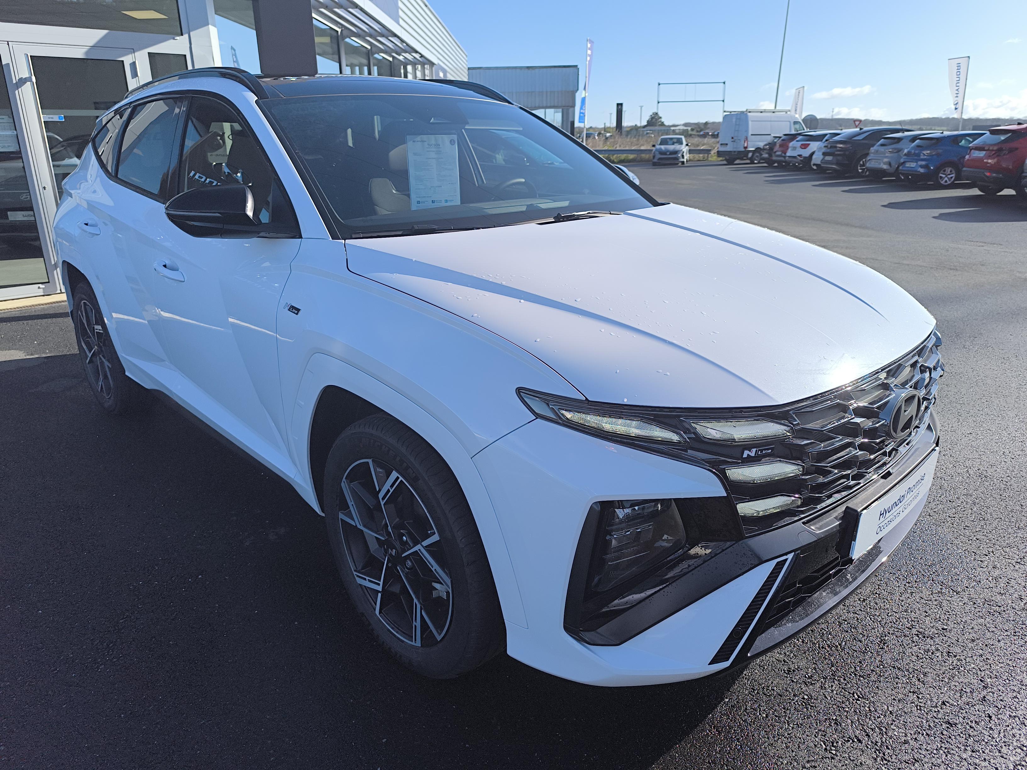 HYUNDAI Tucson 1.6 T-GDI 239 Hybrid BVA6 N Line Ultime Edition - Véhicule Occasion - Océane Auto HYUNDAI Tucson 1.6 T-GDI 239 Hybrid BVA6 N Line Ultime Edition - Véhicule Occasion Océane Auto