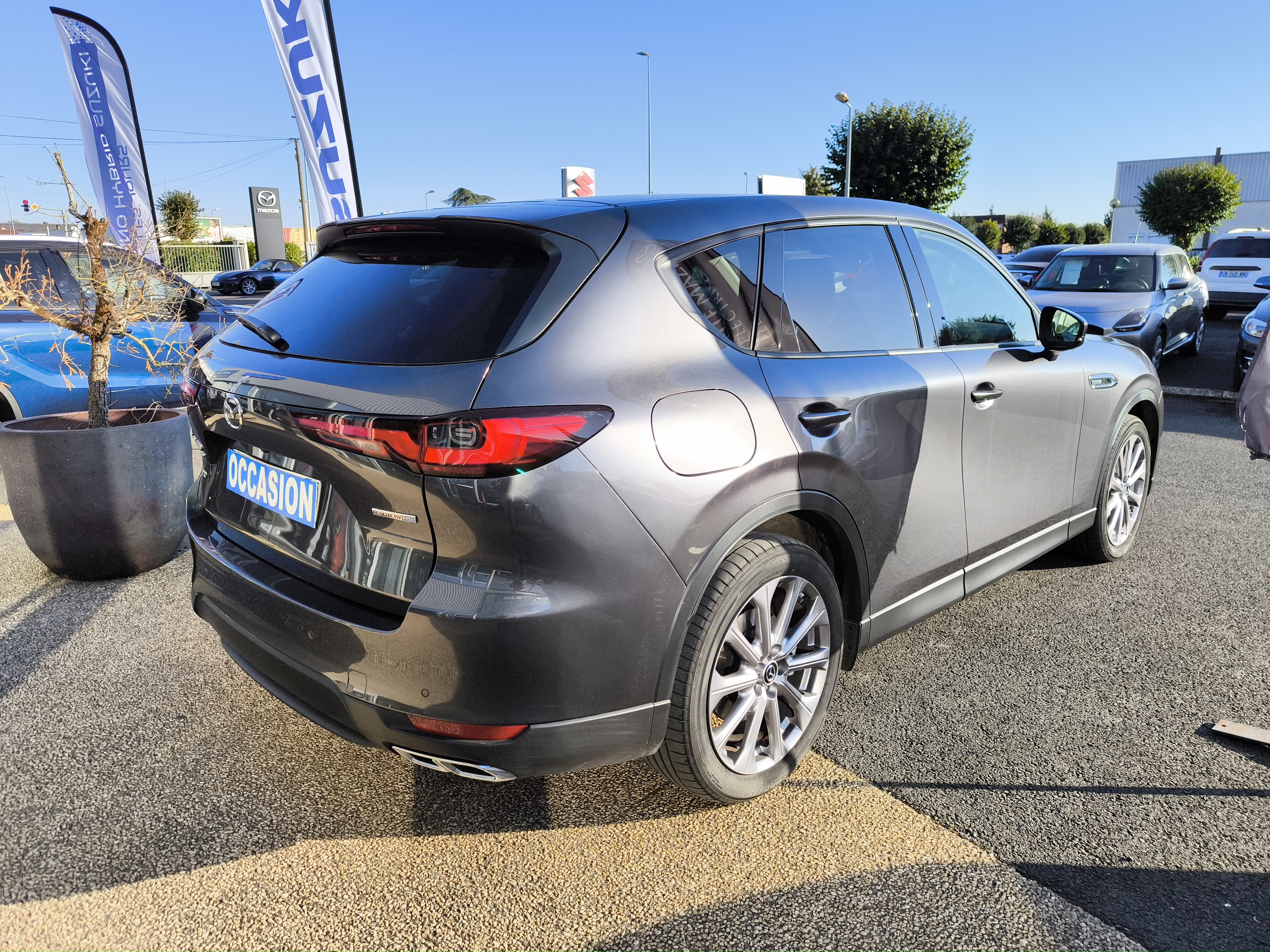 MAZDA CX-60 2.5L e-SKYACTIV PHEV 327 ch 4x4 BVA8 Exclusive-Line - Véhicule Occasion - Océane Auto MAZDA CX-60 2.5L e-SKYACTIV PHEV 327 ch 4x4 BVA8 Exclusive-Line - Véhicule Occasion Océane Auto
