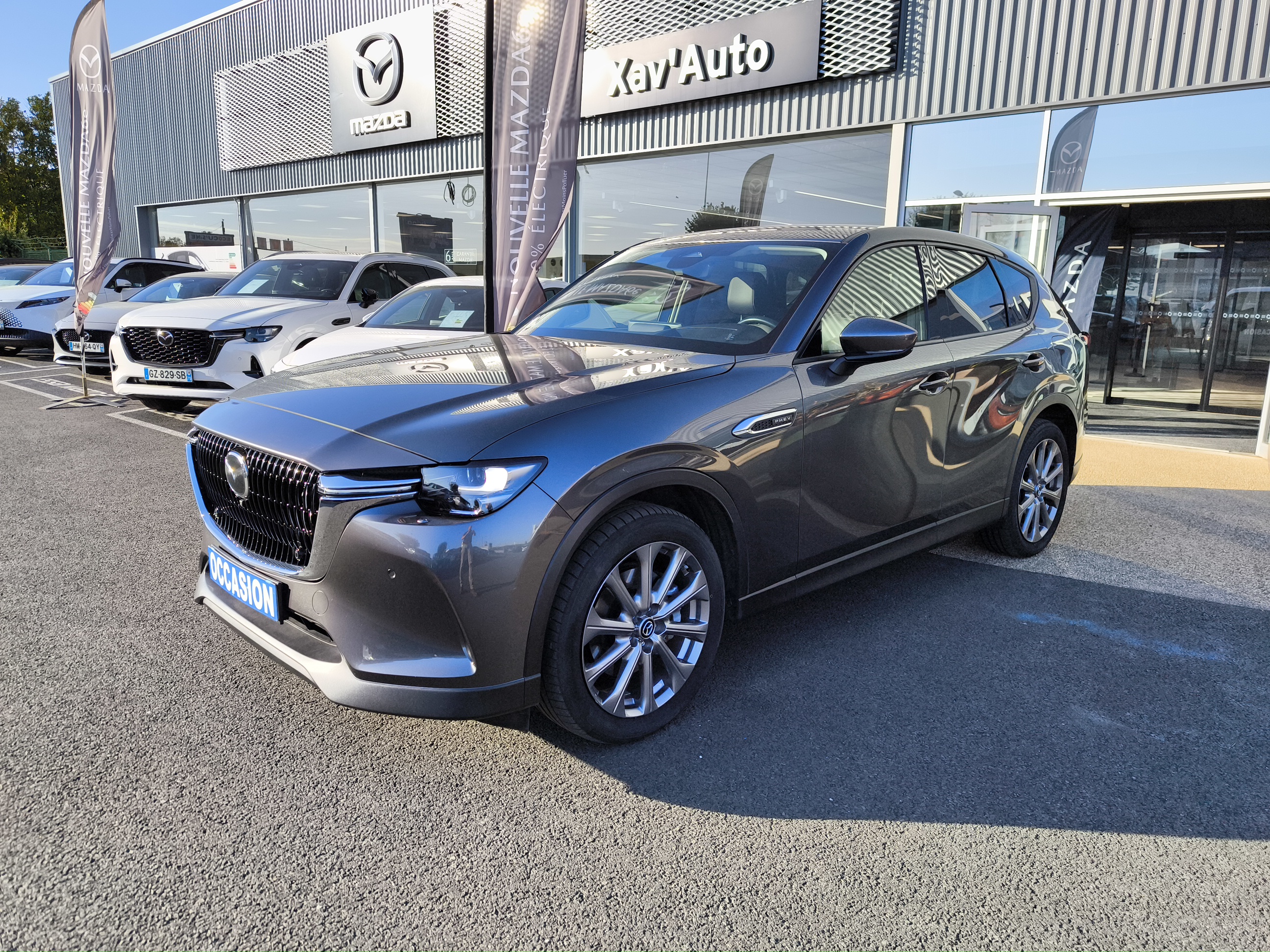 MAZDA CX-60 2.5L e-SKYACTIV PHEV 327 ch 4x4 BVA8 Exclusive-Line - Véhicule Occasion - Océane Auto MAZDA CX-60 2.5L e-SKYACTIV PHEV 327 ch 4x4 BVA8 Exclusive-Line - Véhicule Occasion Océane Auto
