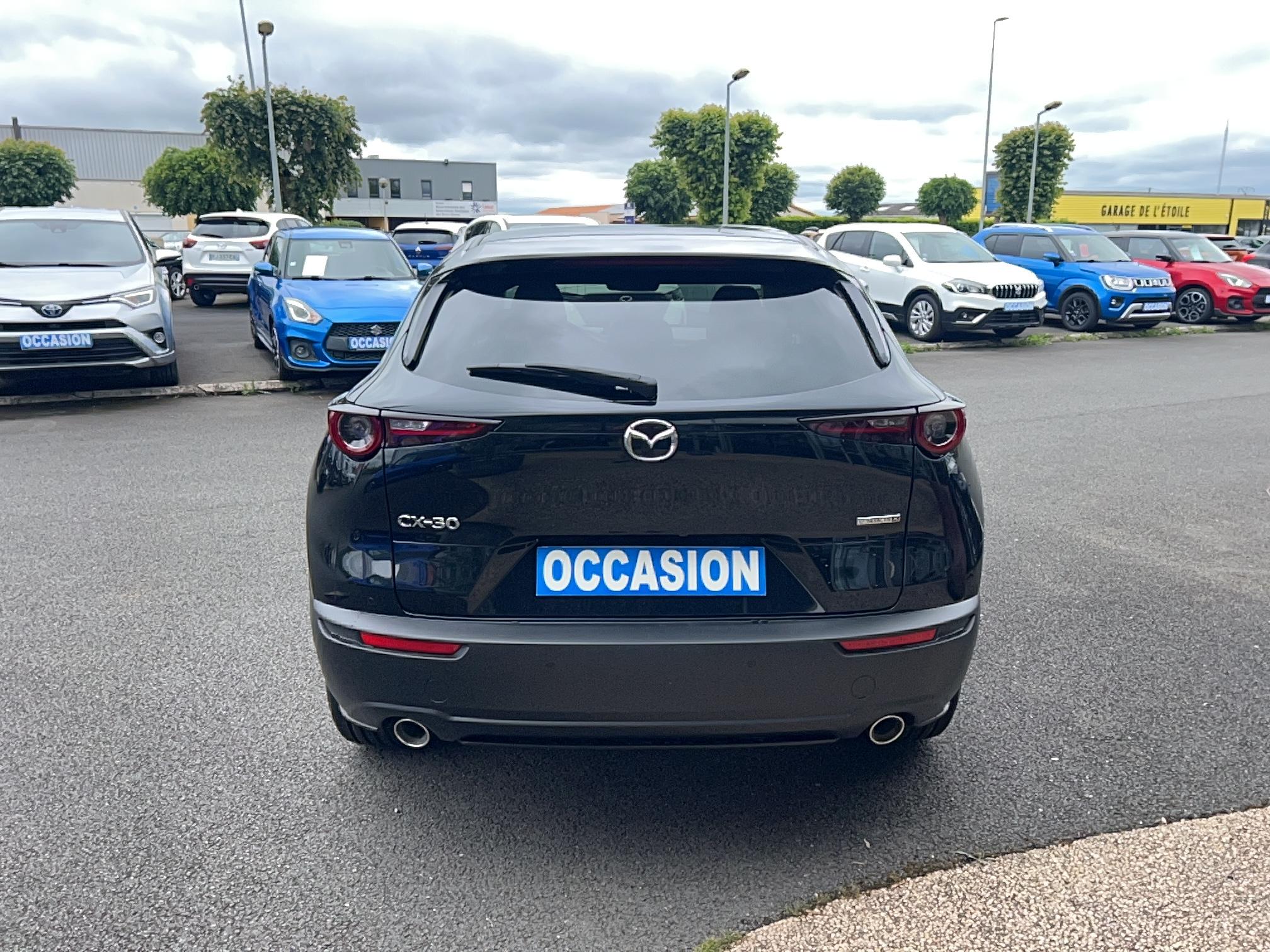 MAZDA CX-30 2.0L e-SKYACTIV X M Hybrid 186 ch 4x2 BVA6 Homura - Véhicule Occasion - Océane Auto MAZDA CX-30 2.0L e-SKYACTIV X M Hybrid 186 ch 4x2 BVA6 Homura - Véhicule Occasion Océane Auto