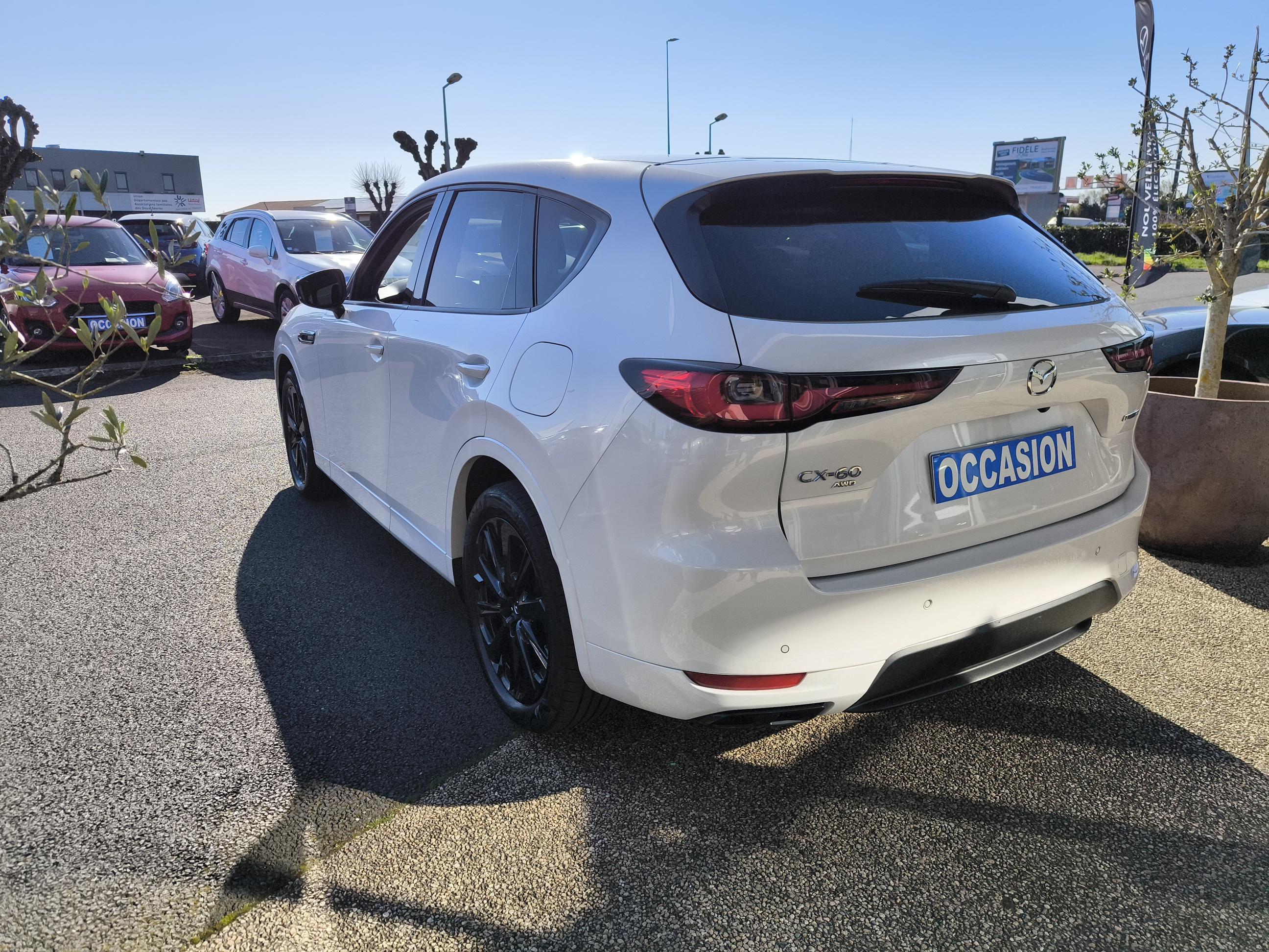 MAZDA CX-60 2.5L e-SKYACTIV PHEV 327 ch 4x4 BVA8 Homura - Véhicule Occasion - Océane Auto MAZDA CX-60 2.5L e-SKYACTIV PHEV 327 ch 4x4 BVA8 Homura - Véhicule Occasion Océane Auto