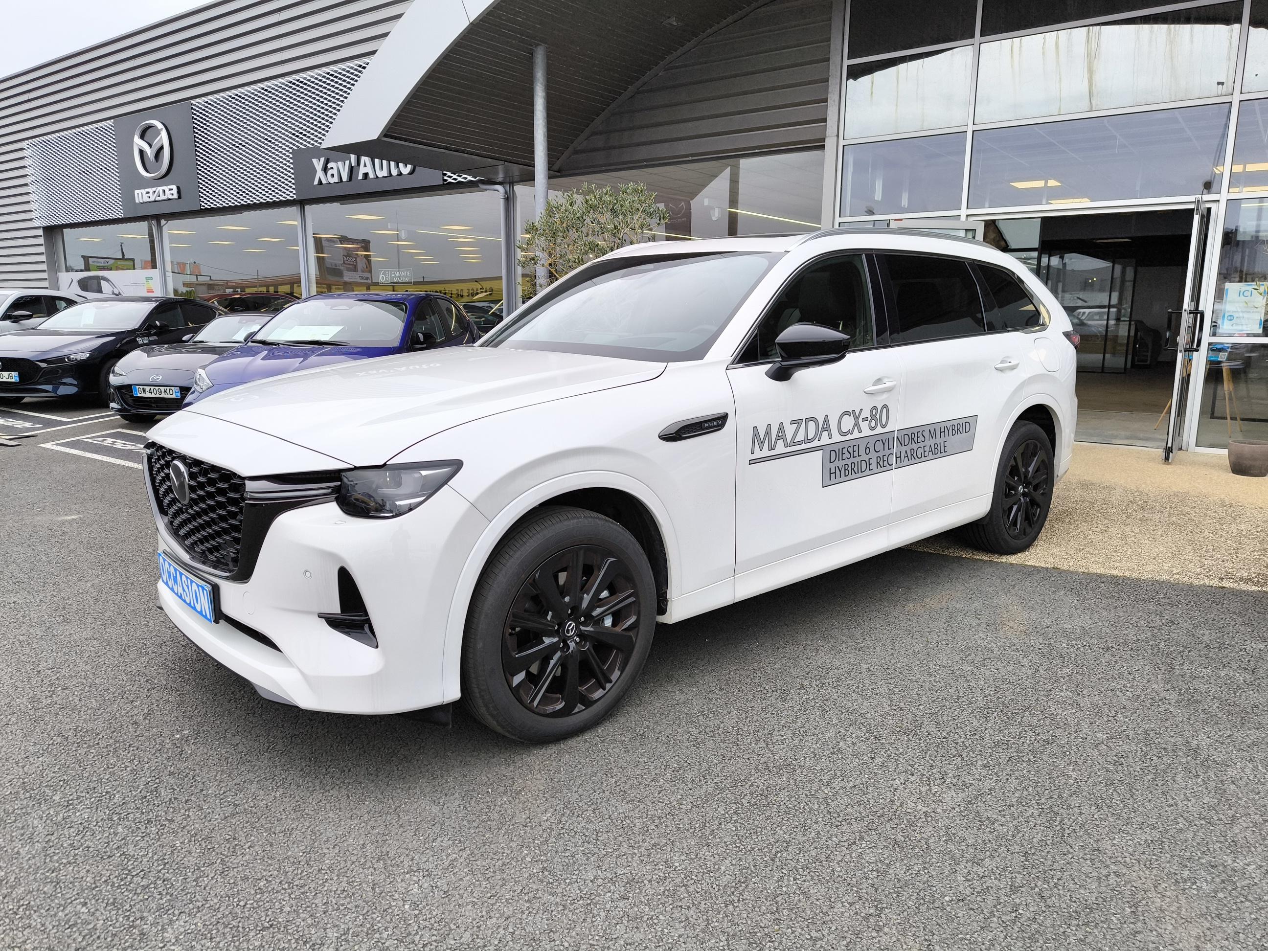 MAZDA CX-80 2.5L e-SKYACTIV PHEV 327 ch 4x4 BVA8 Homura Plus - Véhicule Occasion - Océane Auto MAZDA CX-80 2.5L e-SKYACTIV PHEV 327 ch 4x4 BVA8 Homura Plus - Véhicule Occasion Océane Auto