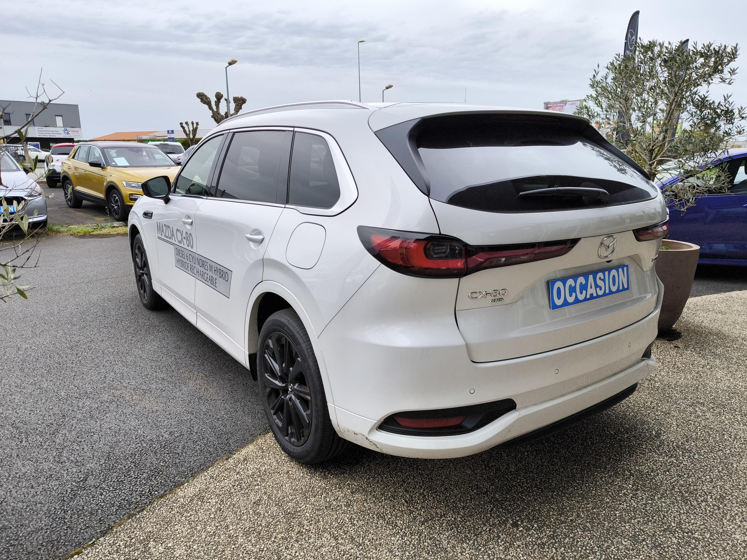MAZDA CX-80 2.5L e-SKYACTIV PHEV 327 ch 4x4 BVA8 Homura Plus - Véhicule Occasion - Océane Auto MAZDA CX-80 2.5L e-SKYACTIV PHEV 327 ch 4x4 BVA8 Homura Plus - Véhicule Occasion Océane Auto