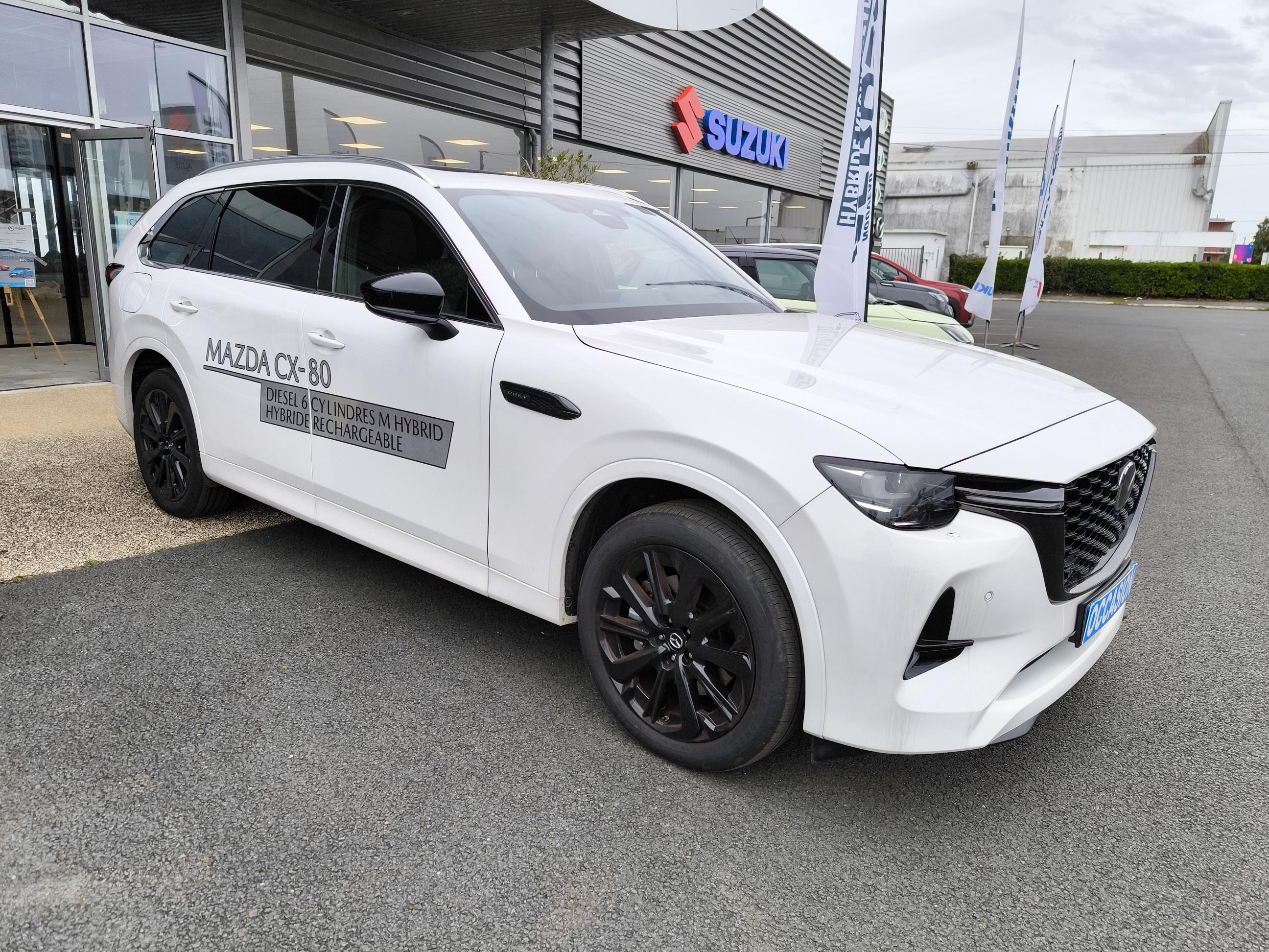 MAZDA CX-80 2.5L e-SKYACTIV PHEV 327 ch 4x4 BVA8 Homura Plus - Véhicule Occasion - Océane Auto MAZDA CX-80 2.5L e-SKYACTIV PHEV 327 ch 4x4 BVA8 Homura Plus - Véhicule Occasion Océane Auto