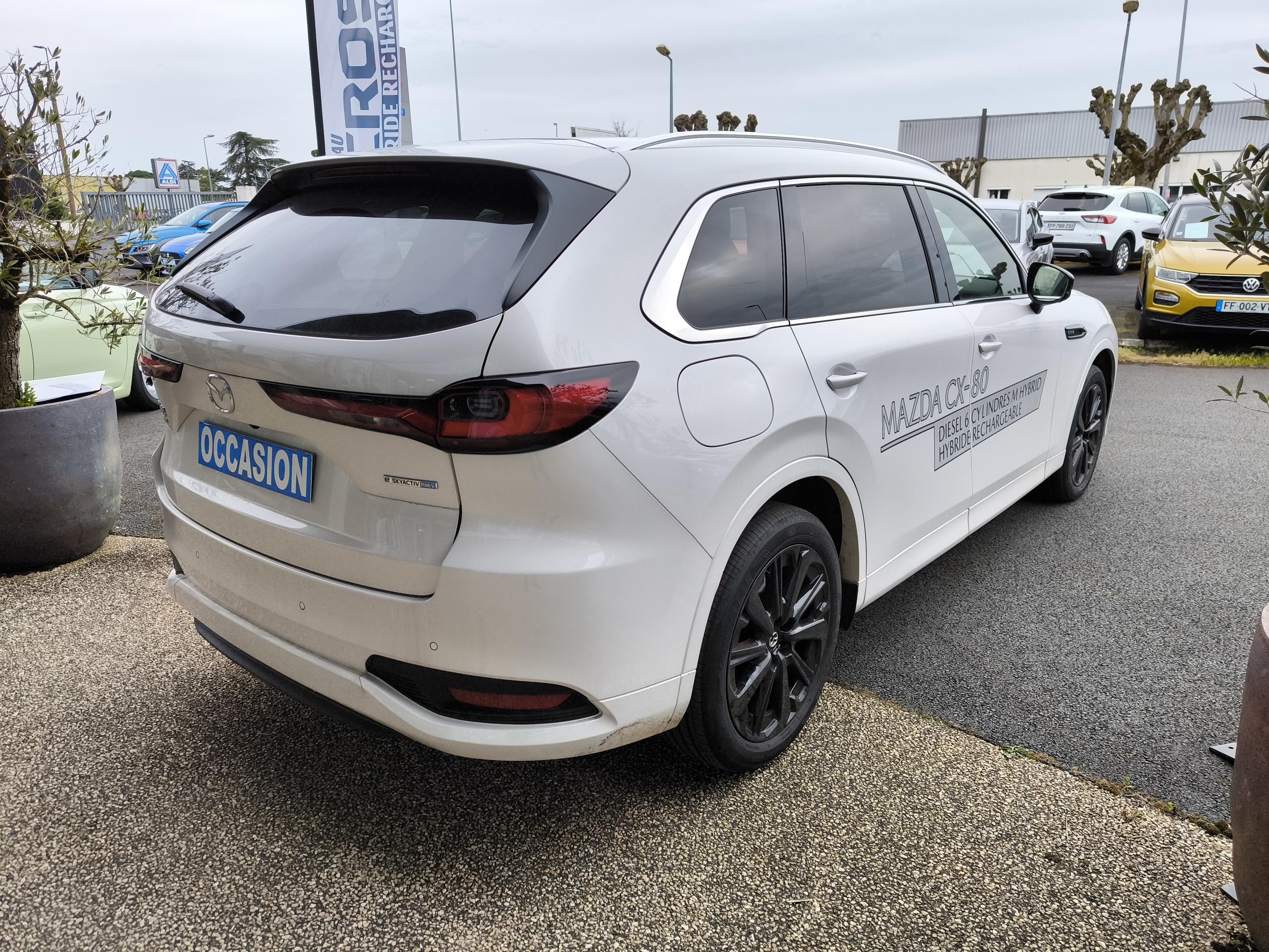MAZDA CX-80 2.5L e-SKYACTIV PHEV 327 ch 4x4 BVA8 Homura Plus - Véhicule Occasion - Océane Auto MAZDA CX-80 2.5L e-SKYACTIV PHEV 327 ch 4x4 BVA8 Homura Plus - Véhicule Occasion Océane Auto