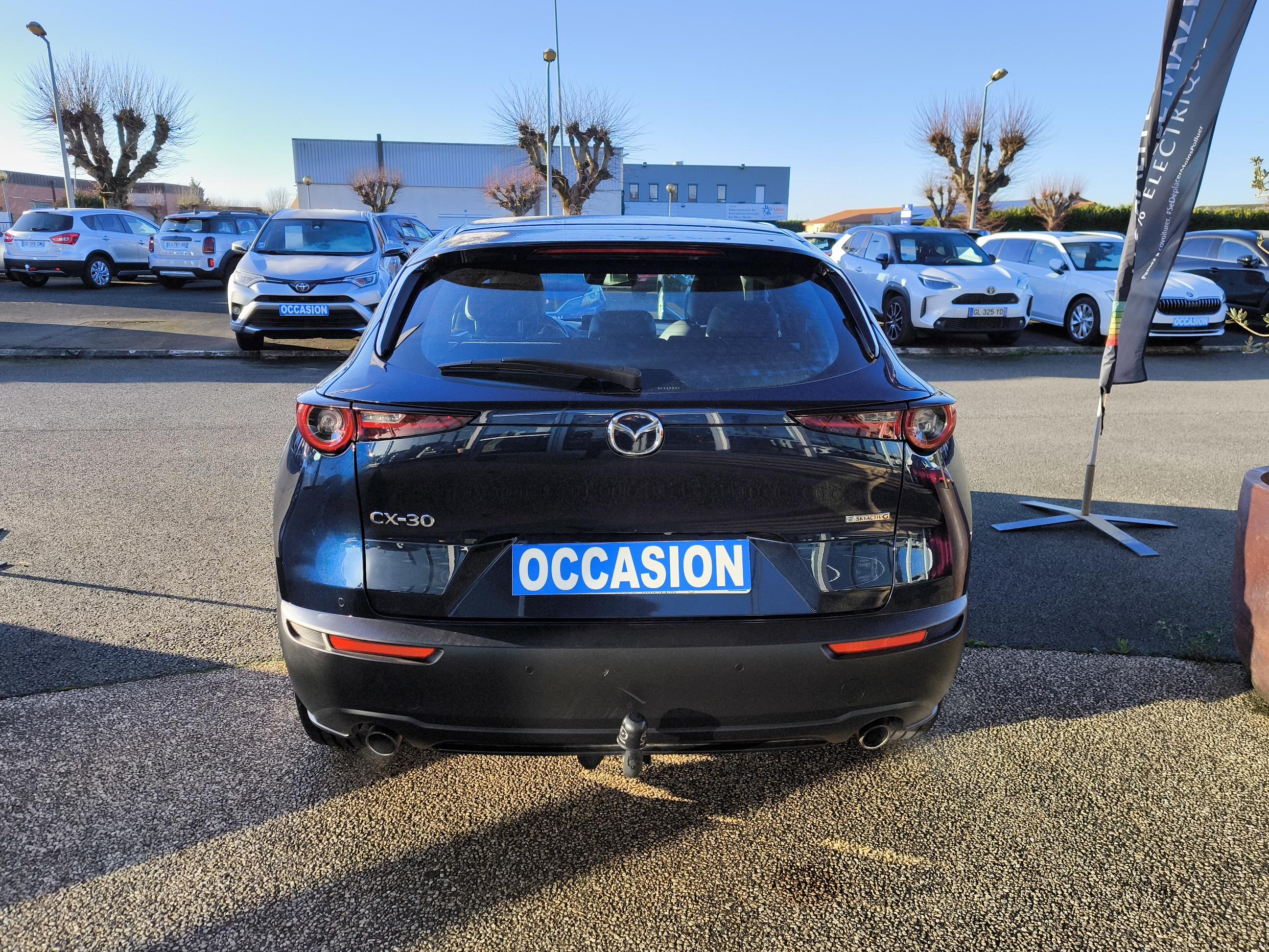 MAZDA CX-30 2.0L SKYACTIV-G M Hybrid 122 ch 4x2 BVM6 Inspiration - Véhicule Occasion - Océane Auto MAZDA CX-30 2.0L SKYACTIV-G M Hybrid 122 ch 4x2 BVM6 Inspiration - Véhicule Occasion Océane Auto