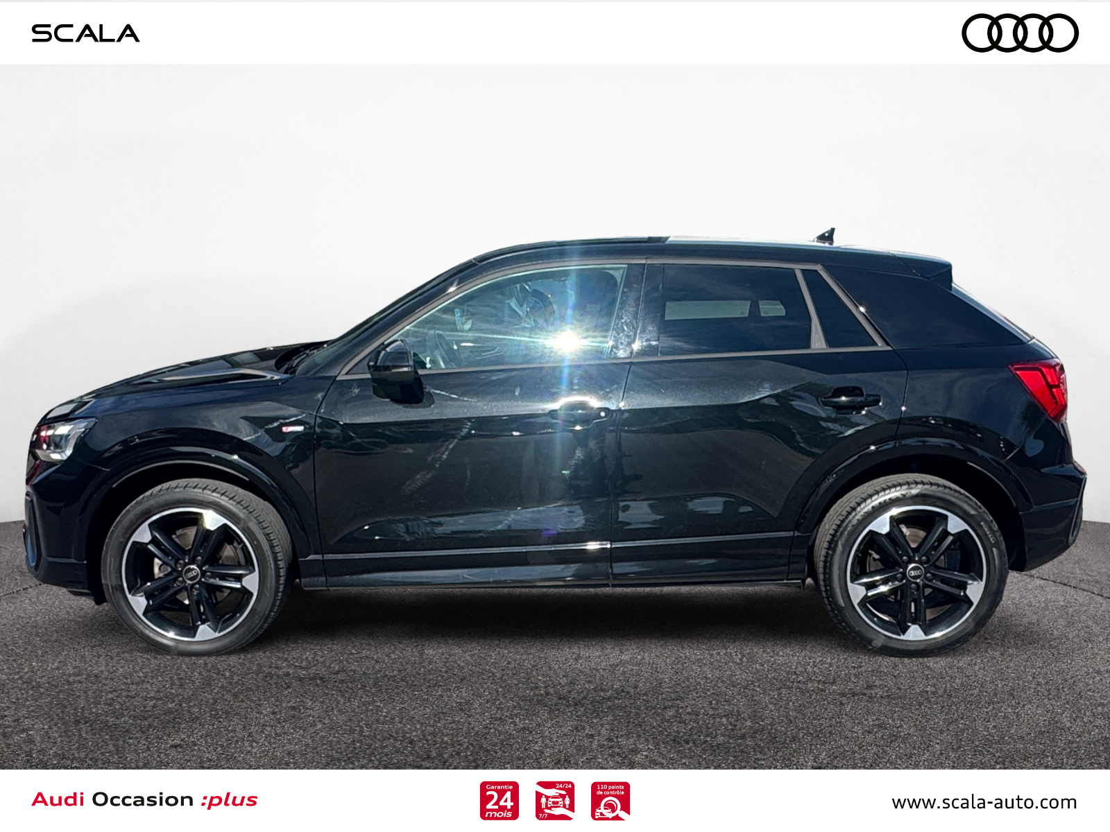 AUDI Q2 PROFIL+GAUCHE