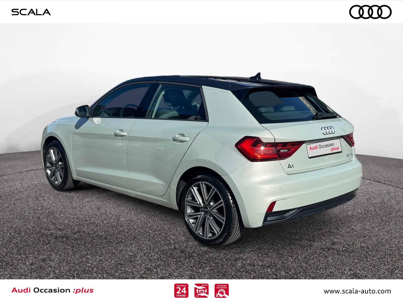 AUDI A1+SPORTBACK 34+ARRIERE+GAUCHE