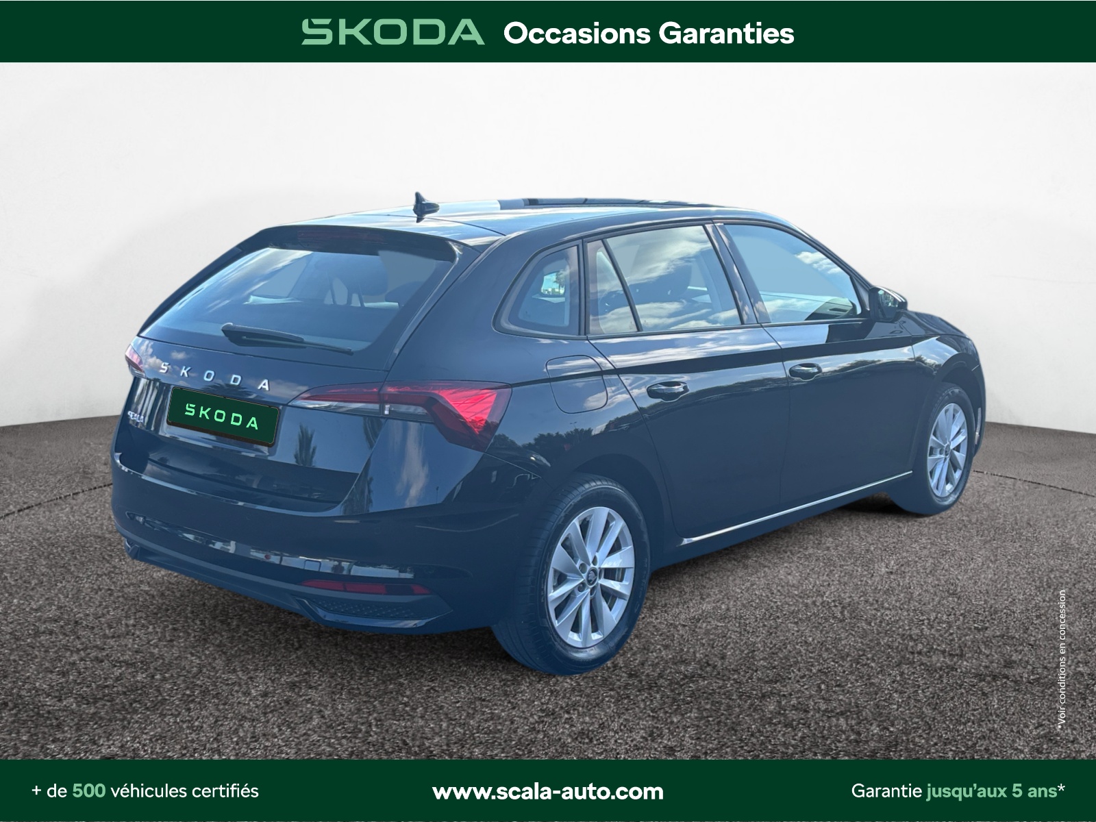 SKODA SCALA 34+ARRIERE+DROIT