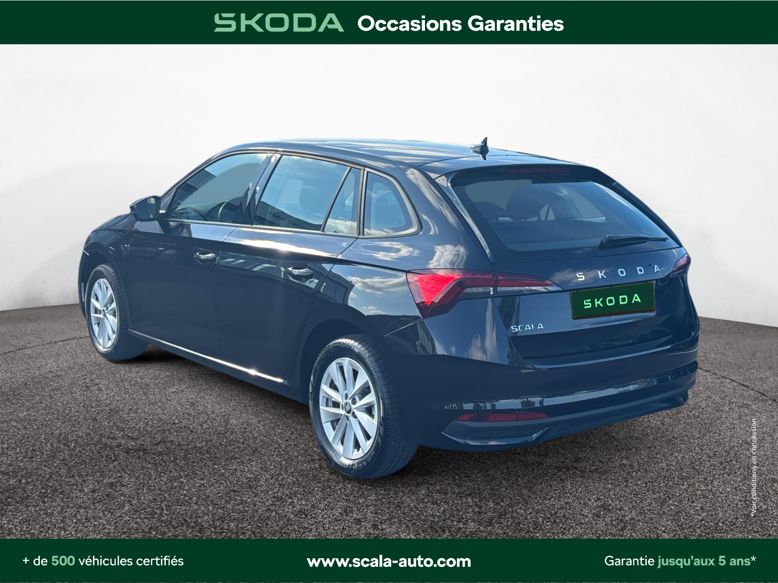 SKODA SCALA 34+ARRIERE+GAUCHE