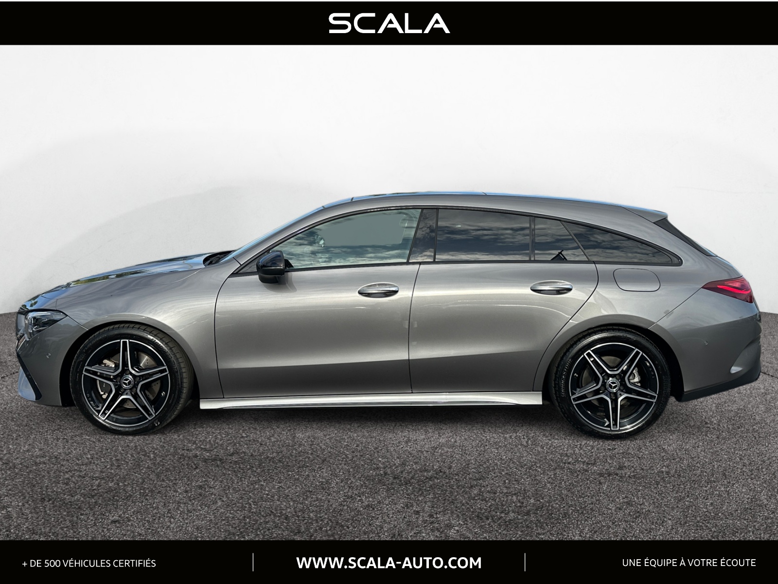 MERCEDES CLA+SHOOTING+BRAKE PROFIL+GAUCHE