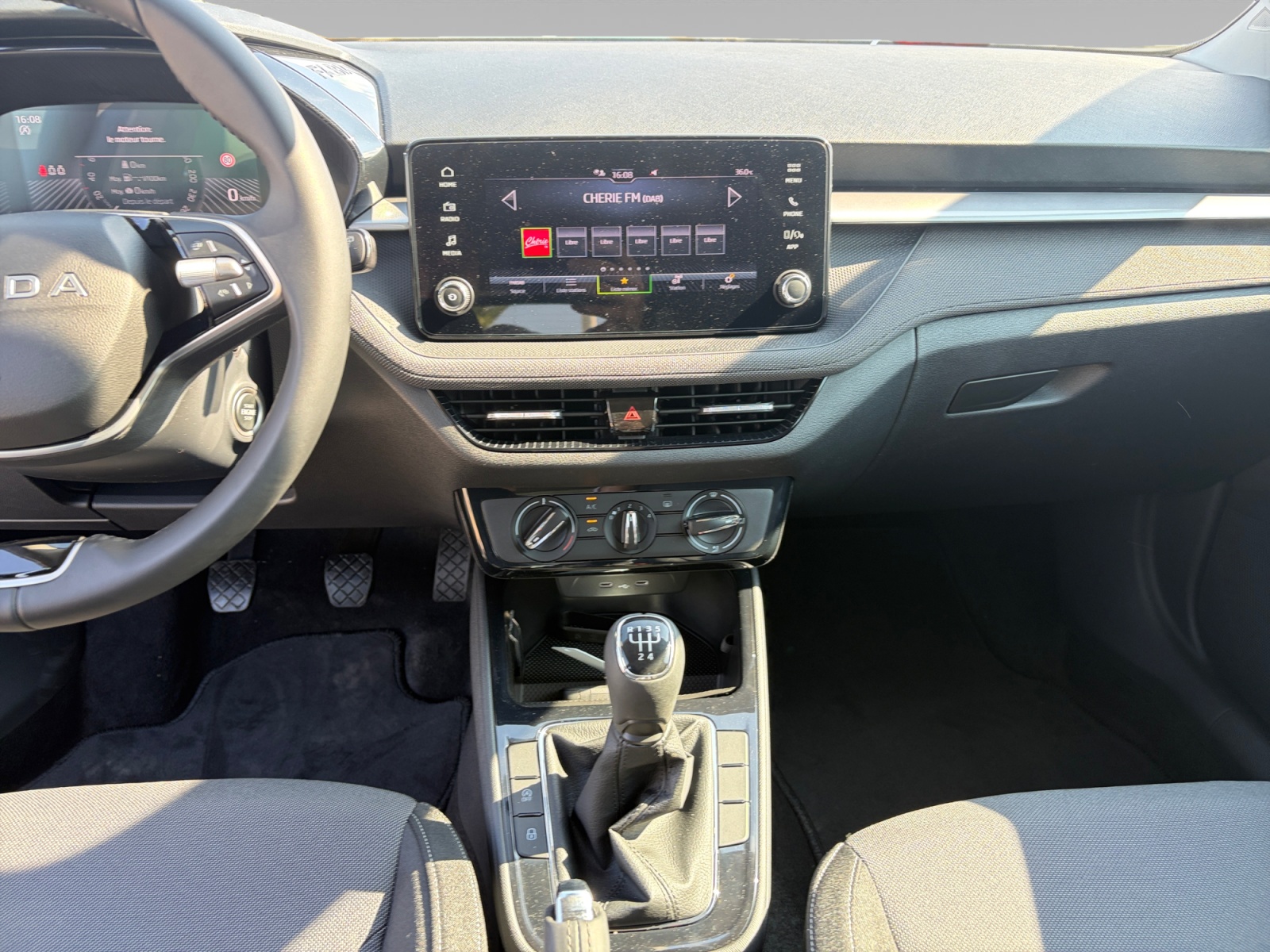 SKODA FABIA CONSOLE+CENTRALE