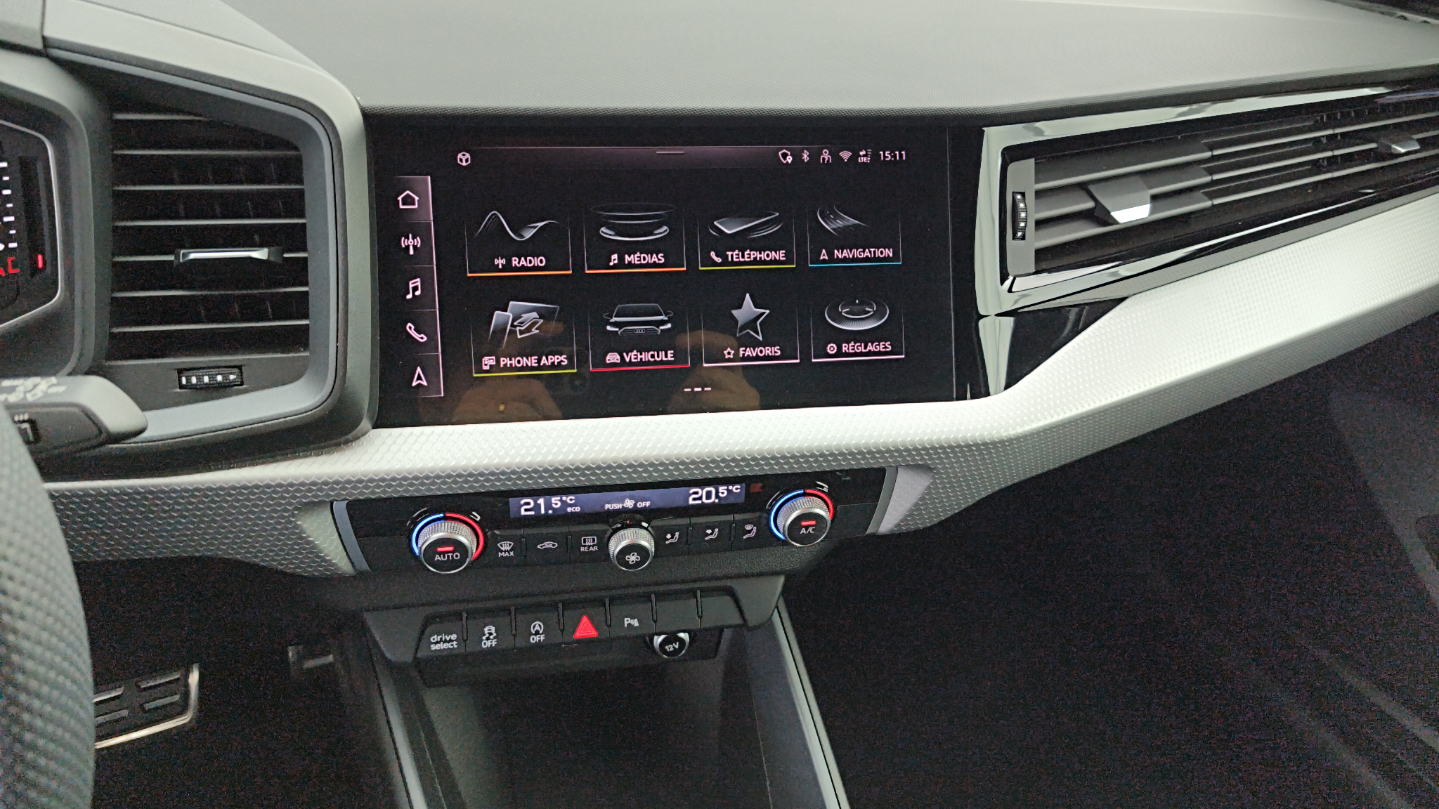 AUDI A1+SPORTBACK CONSOLE+CENTRALE
