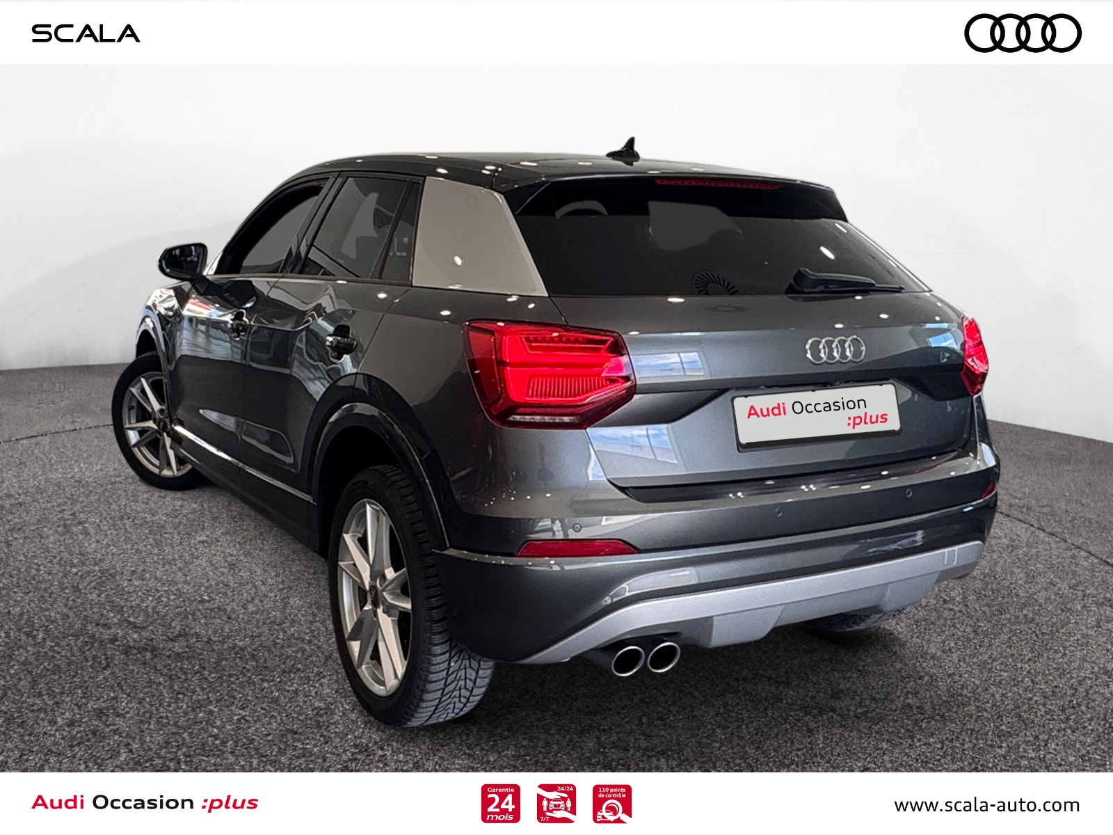 AUDI Q2 34+ARRIERE+GAUCHE