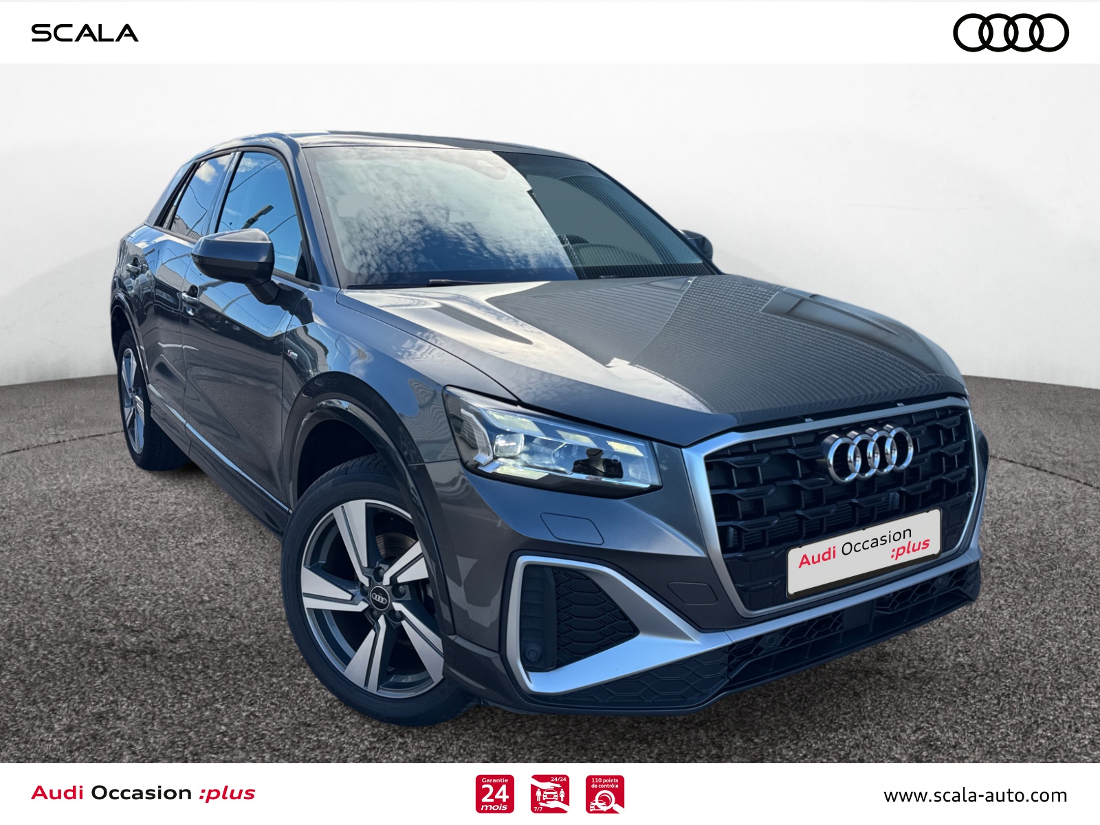 AUDI Q2 34+AVANT+DROIT
