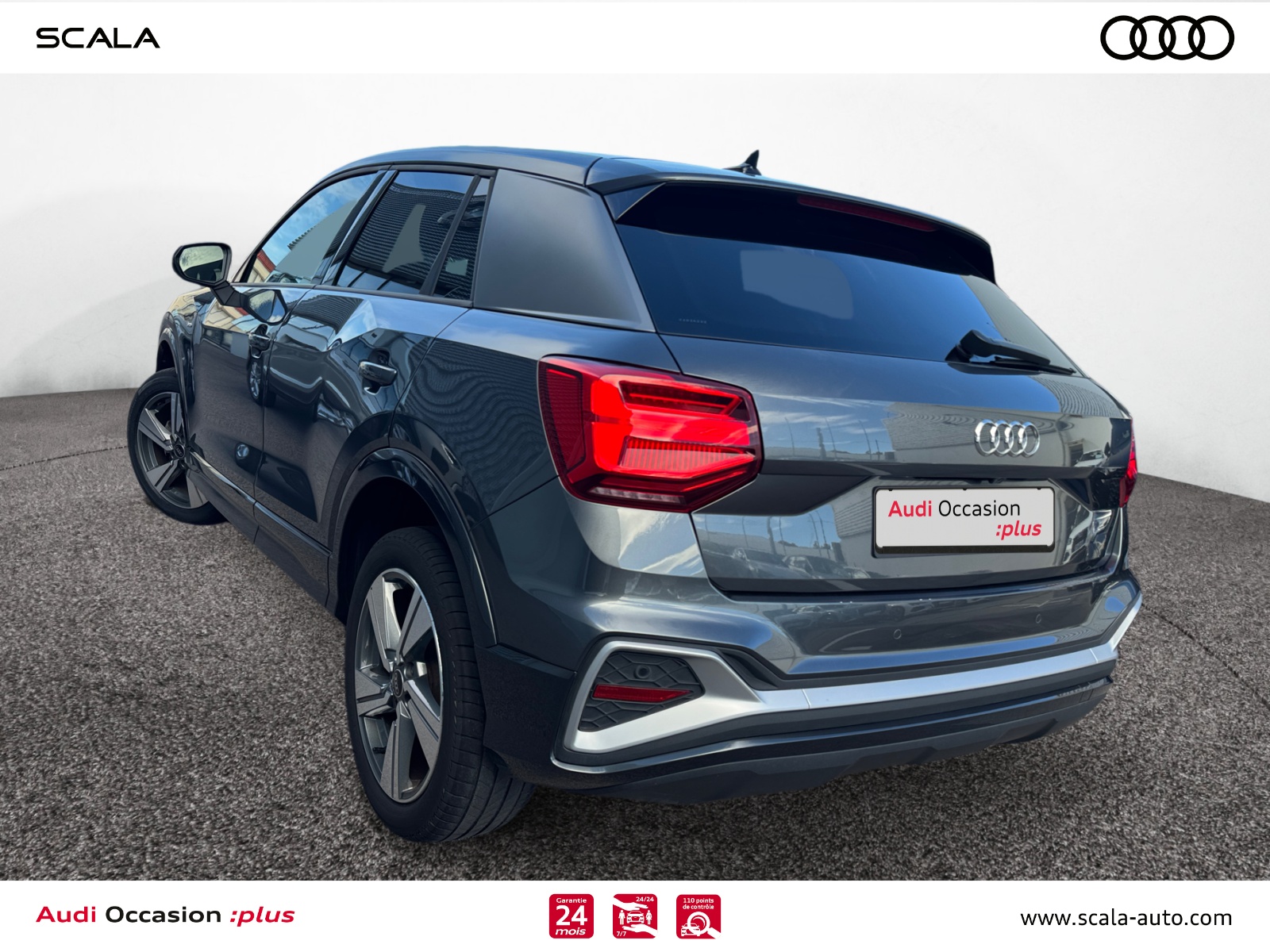 AUDI Q2 34+ARRIERE+GAUCHE