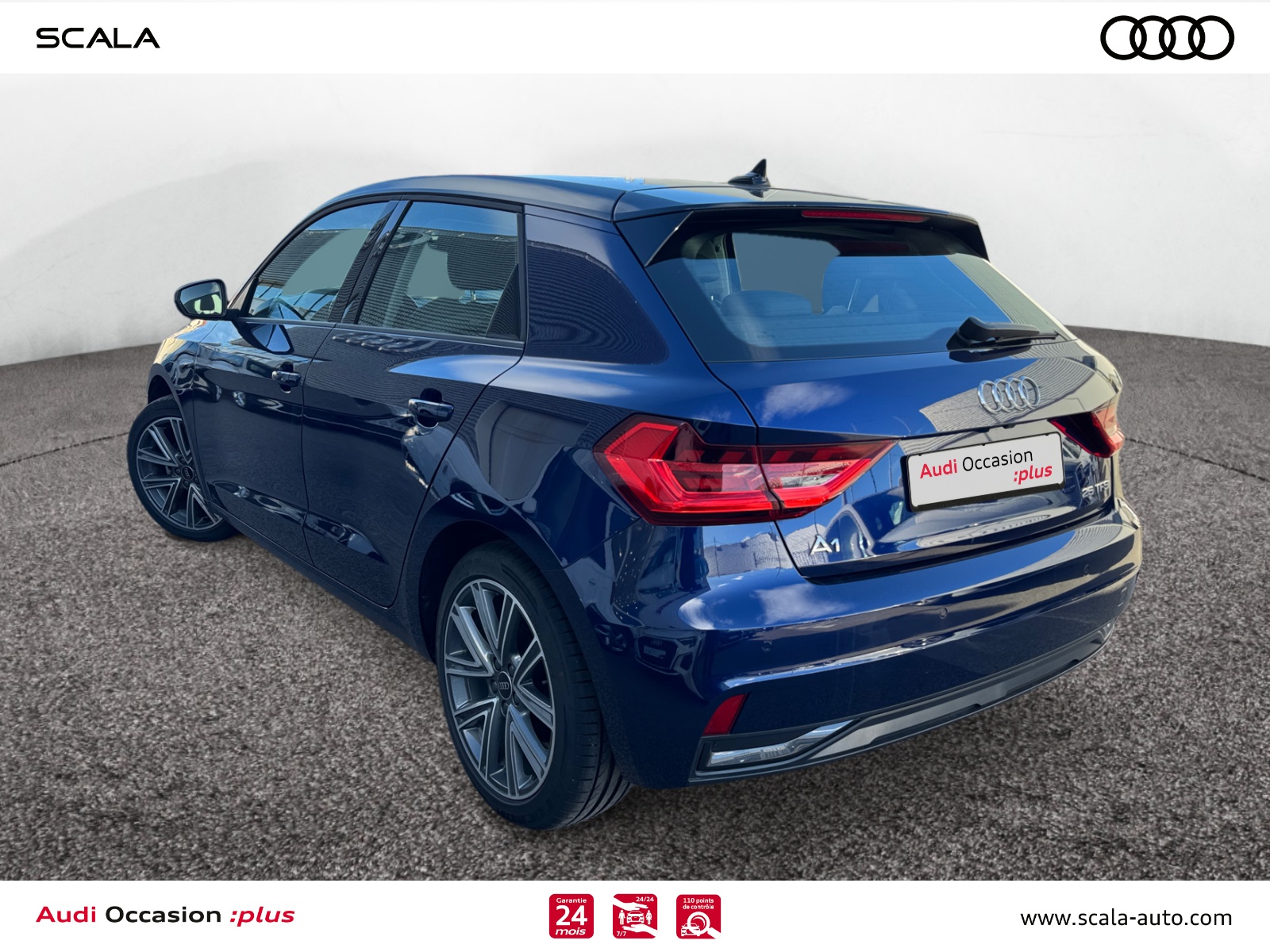 AUDI A1+SPORTBACK 34+ARRIERE+GAUCHE