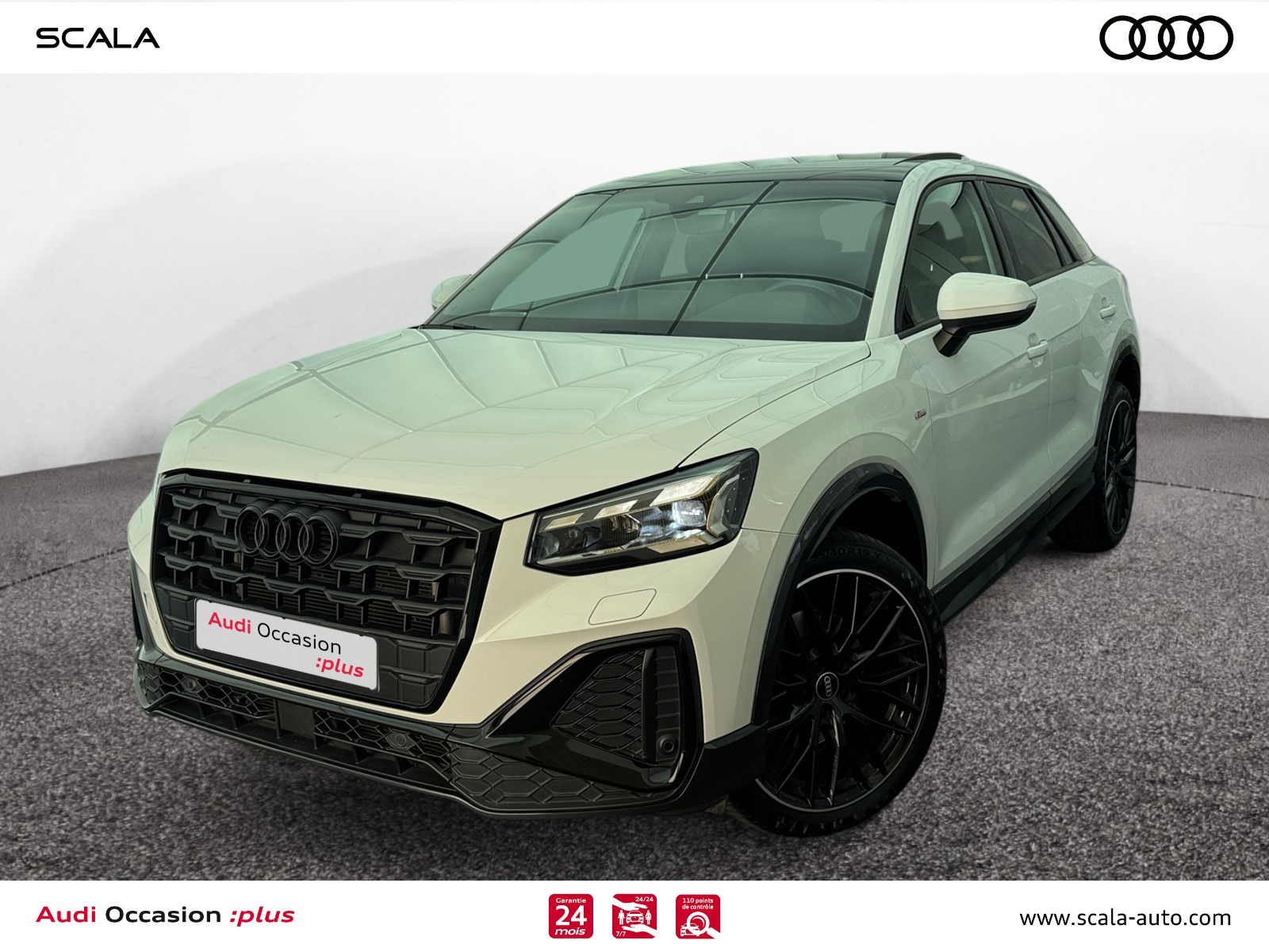 AUDI Q2 34+AVANT+GAUCHE