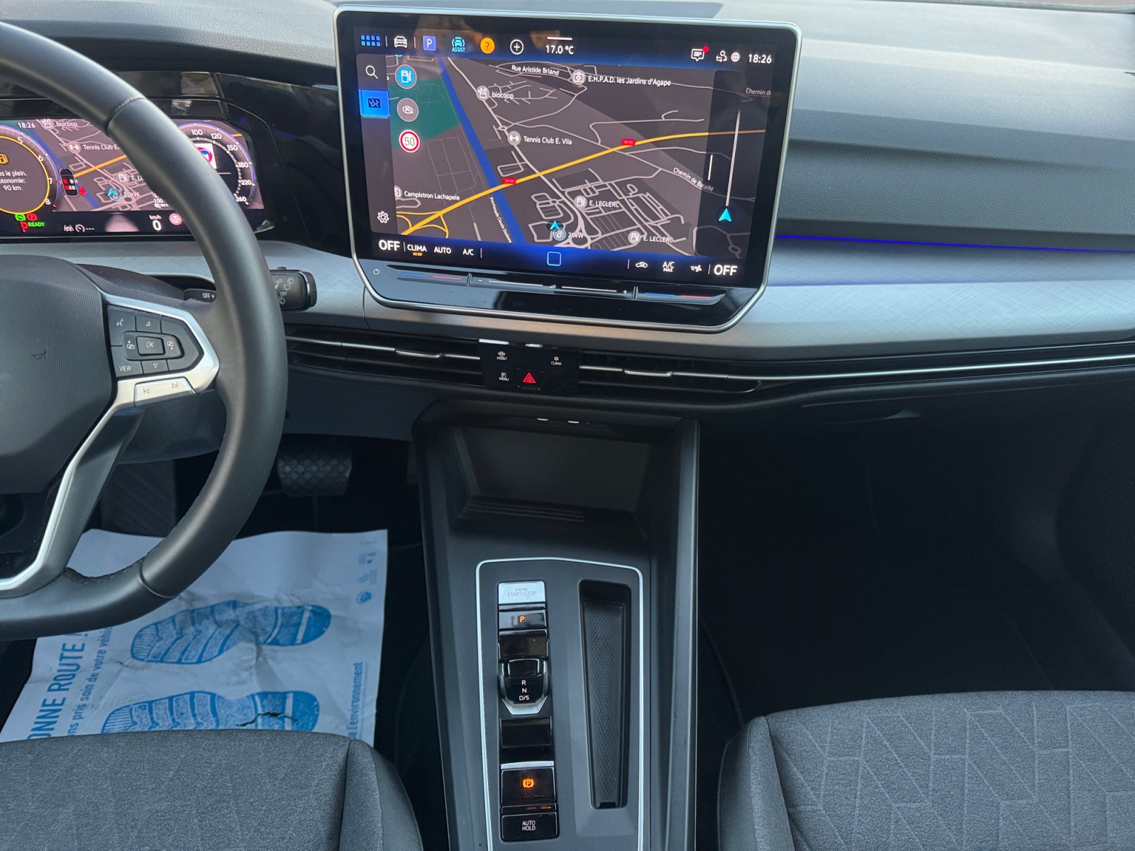 VOLKSWAGEN GOLF CONSOLE+CENTRALE