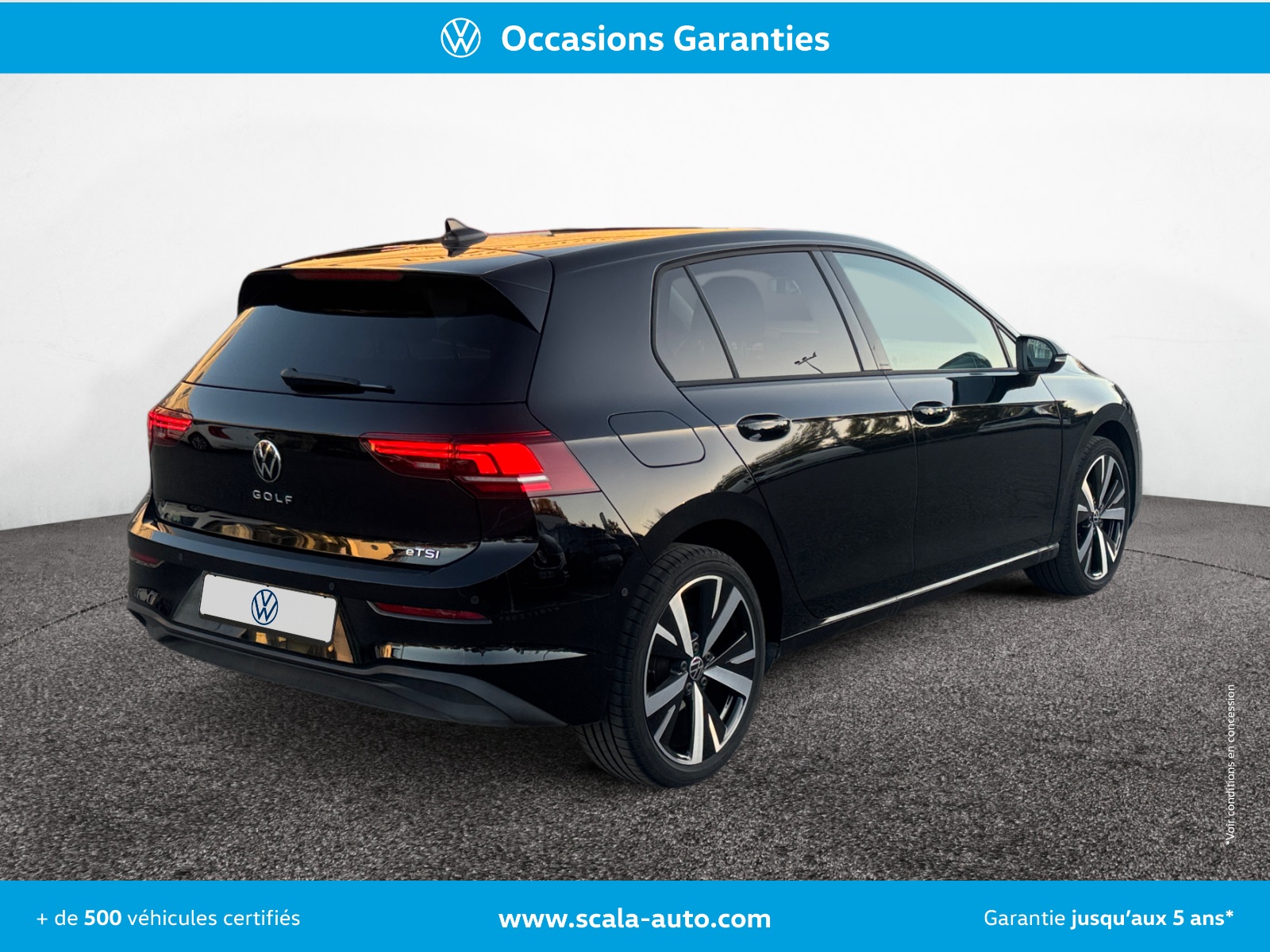 VOLKSWAGEN GOLF 34+ARRIERE+DROIT