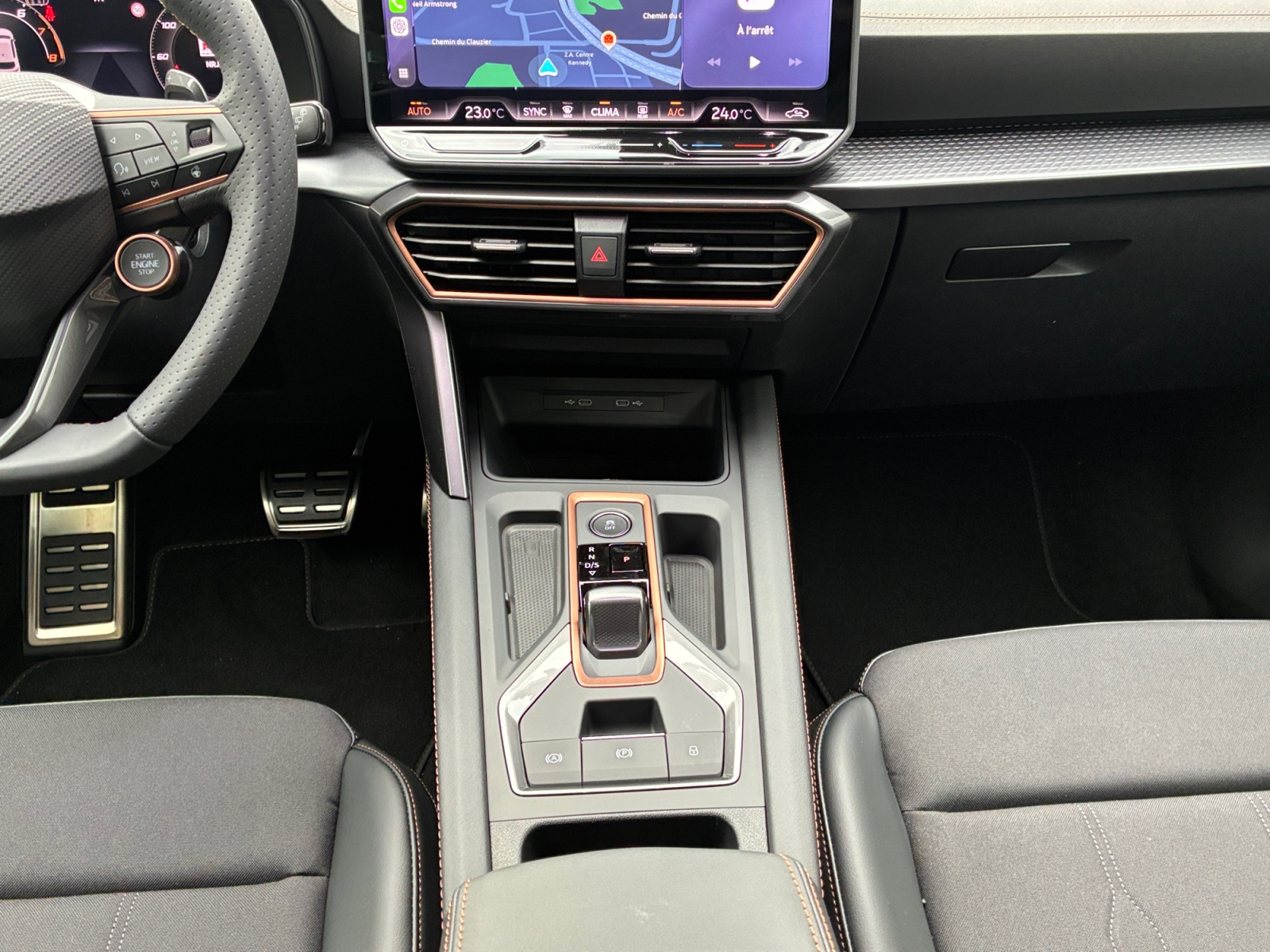 CUPRA LEON CONSOLE+CENTRALE
