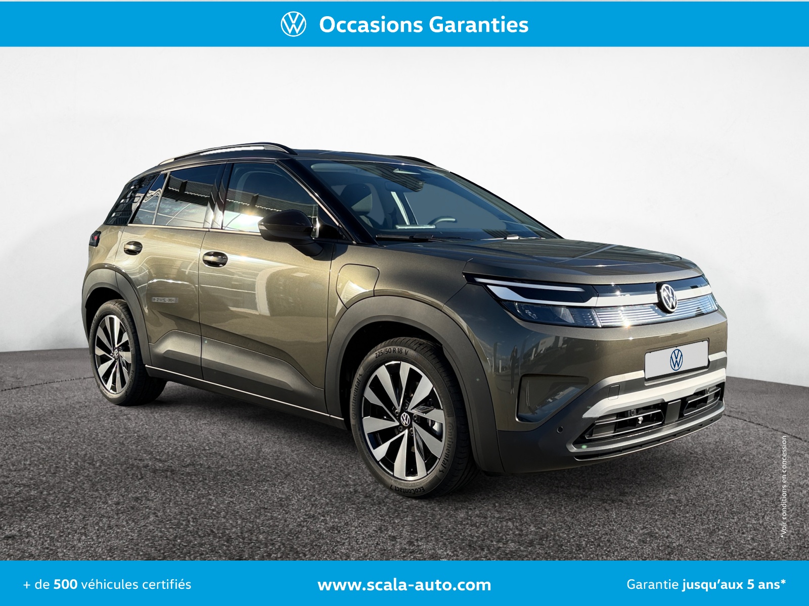 VOLKSWAGEN ID+CROSS 34+AVANT+DROIT