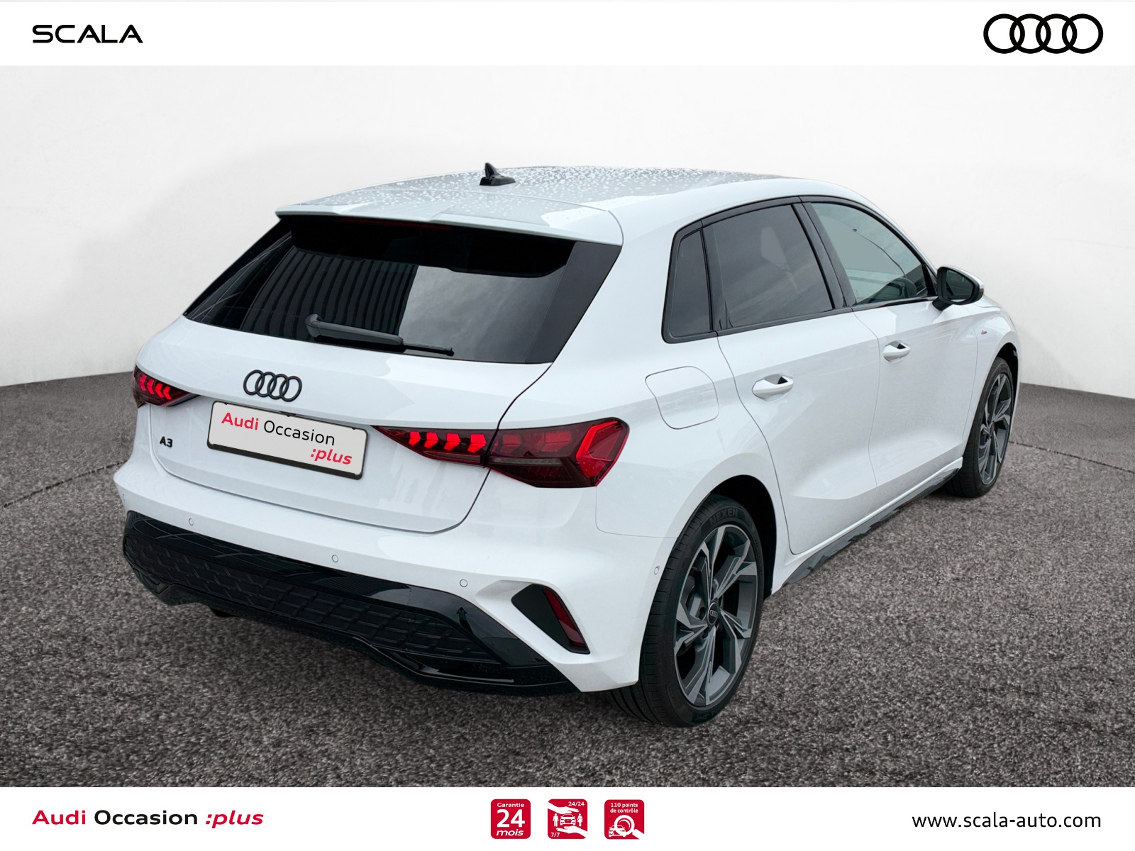 AUDI A3+SPORTBACK 34+ARRIERE+DROIT