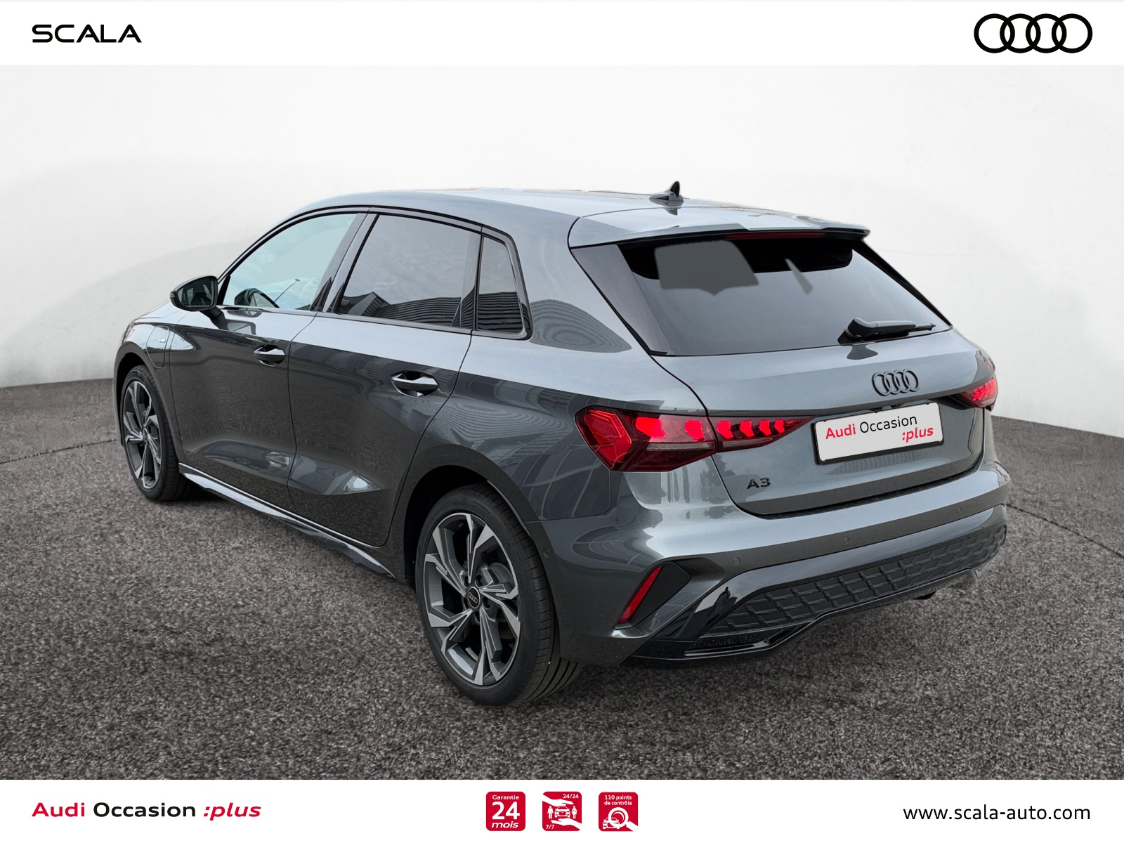 AUDI A3+SPORTBACK 34+ARRIERE+GAUCHE