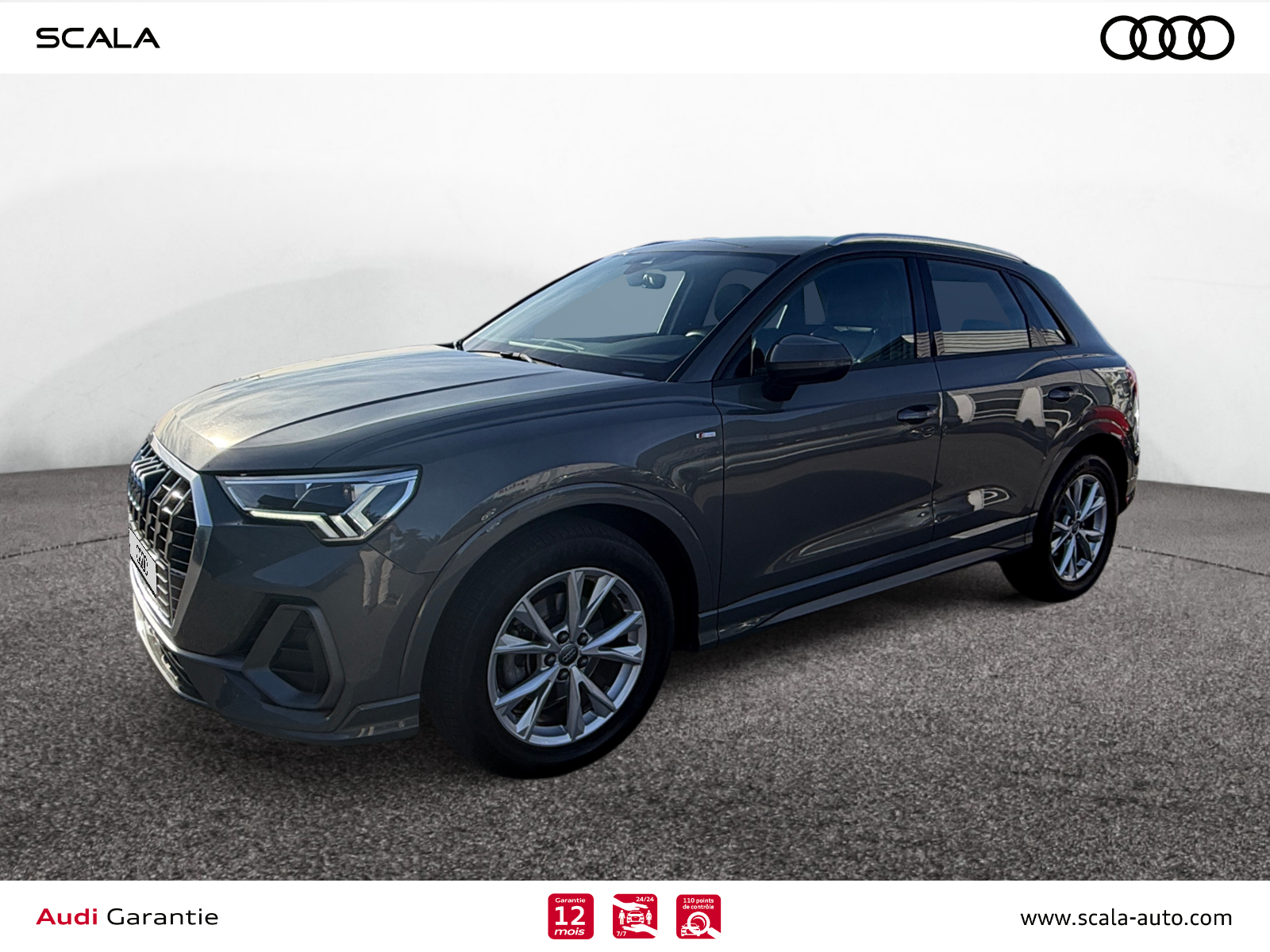 AUDI Q3 34+AVANT+GAUCHE