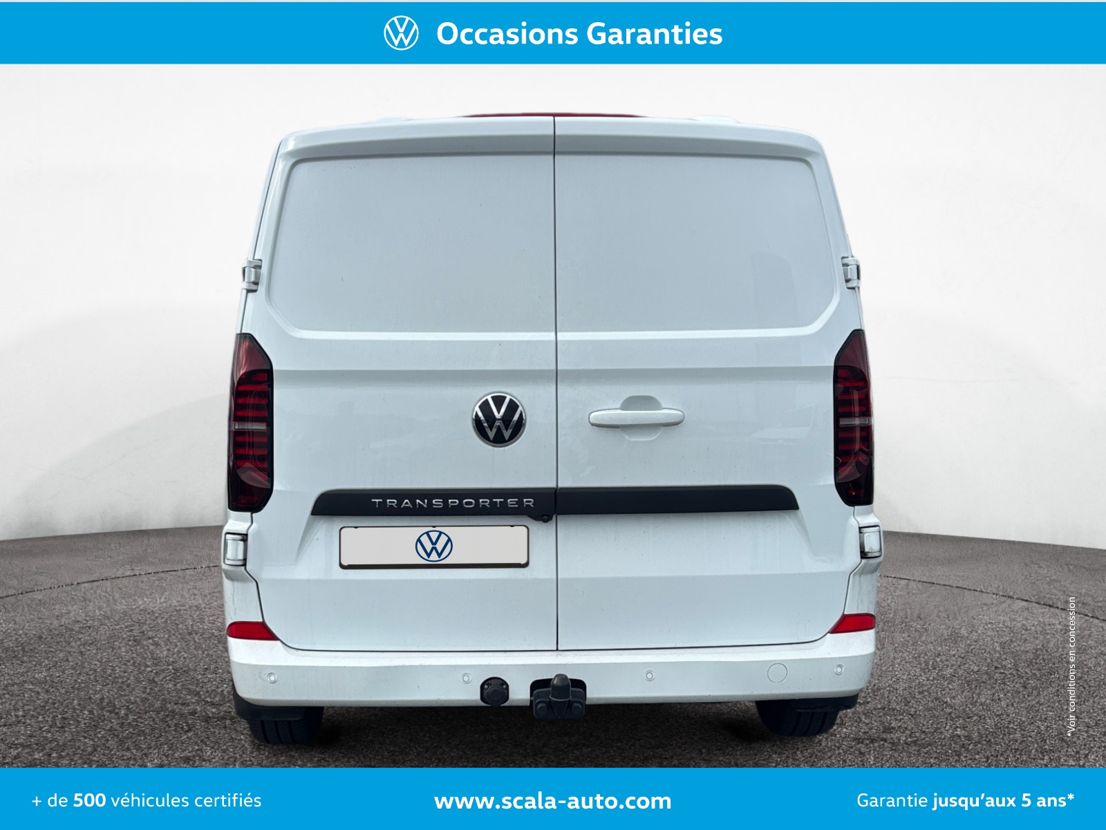 VOLKSWAGEN+UTILITAIRES TRANSPORTER+PROCAB FACE+ARRIERE